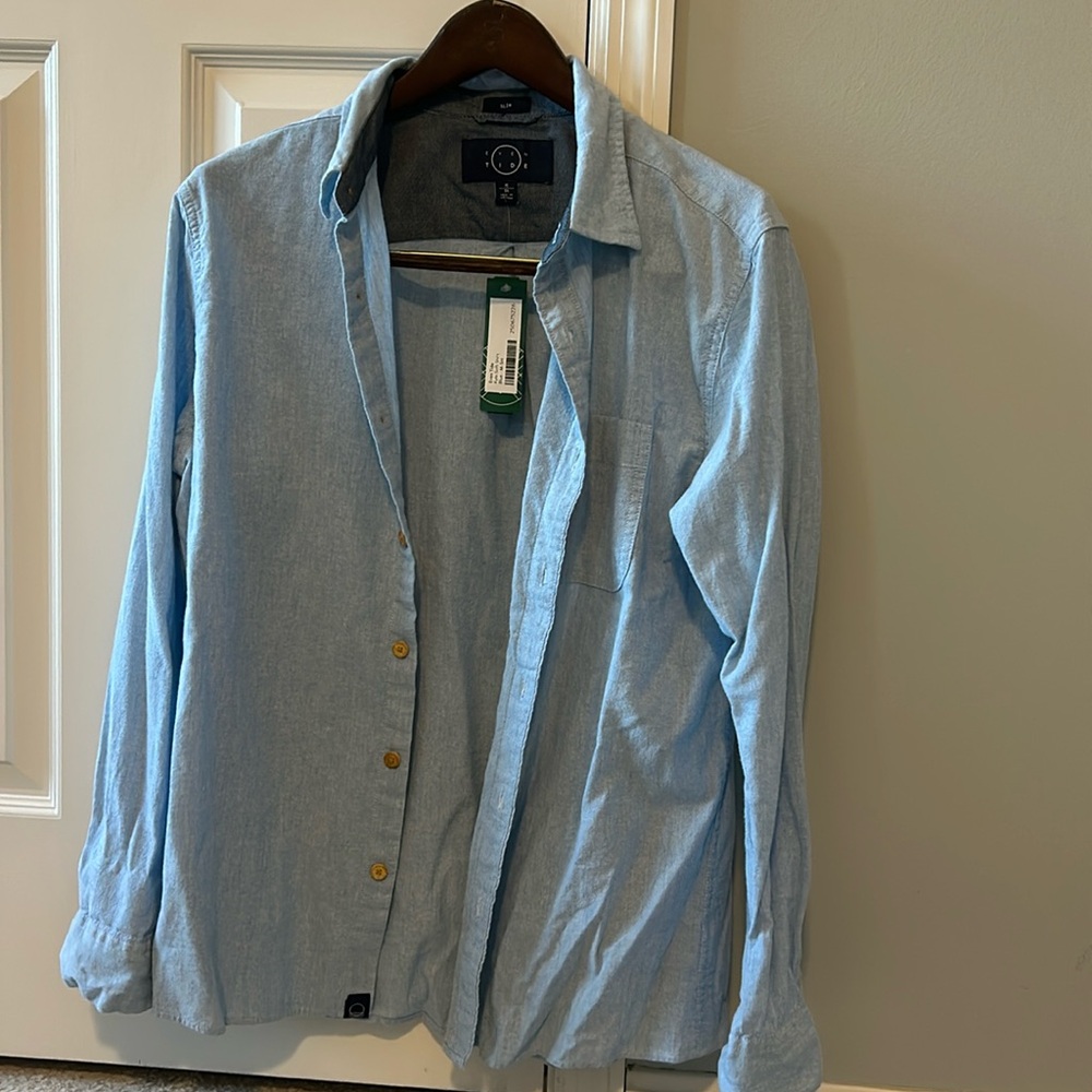 Even Tide Men’s Button Down Oxford- New with Tags